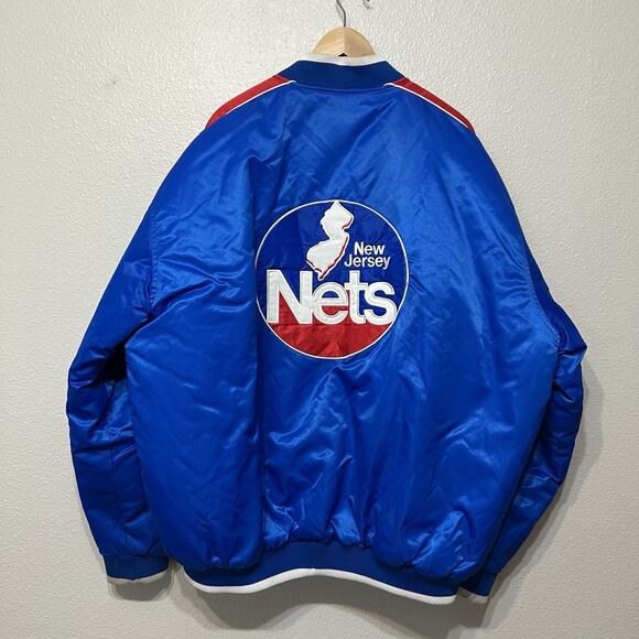 New Jersey Nets Hardwood Classics Satin Jacket Adult XL - Picture 5 of 5